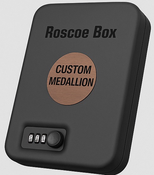 Roscoe Box | Pick a Safe | Get Your Custom Medallion | Security With Personality