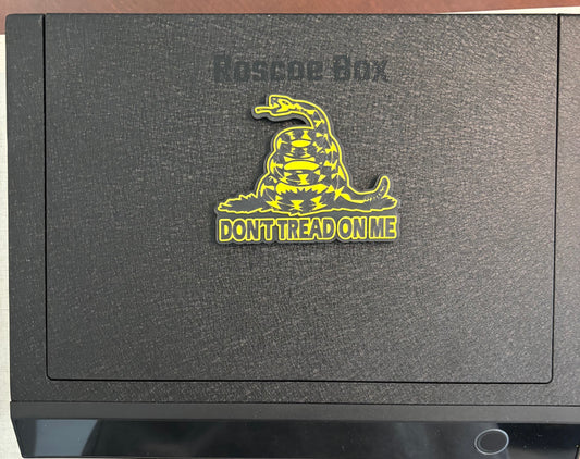 Roscoe Box | Biometric Pistol Safe | Custom 3D Printed Medallions | Fingerprint + Code + Key